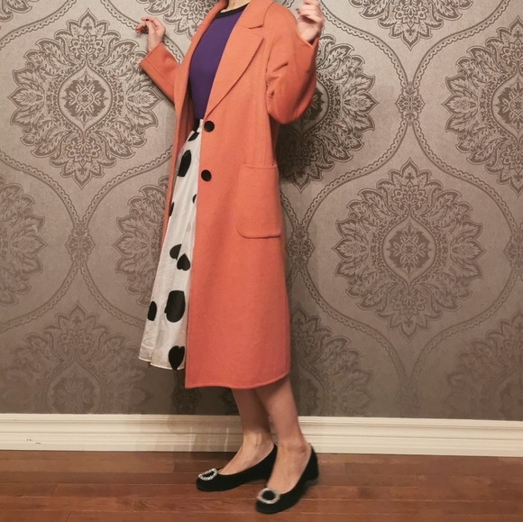 BNWT Massimo Dutti Hand Made Wool Coat - Picture 4 of 8